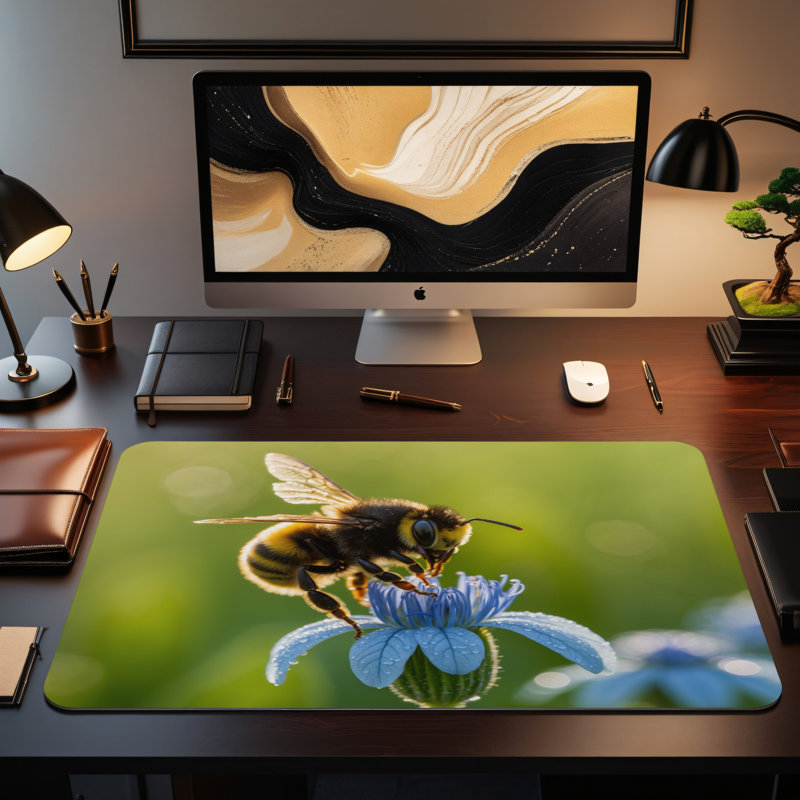 Polyester Desk Pad, 14.4x12.1