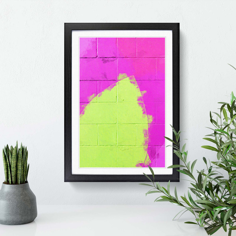 Time of Dreams in Abstract - Framed Print, 76cm H x 50cm W x 2cm D, Black