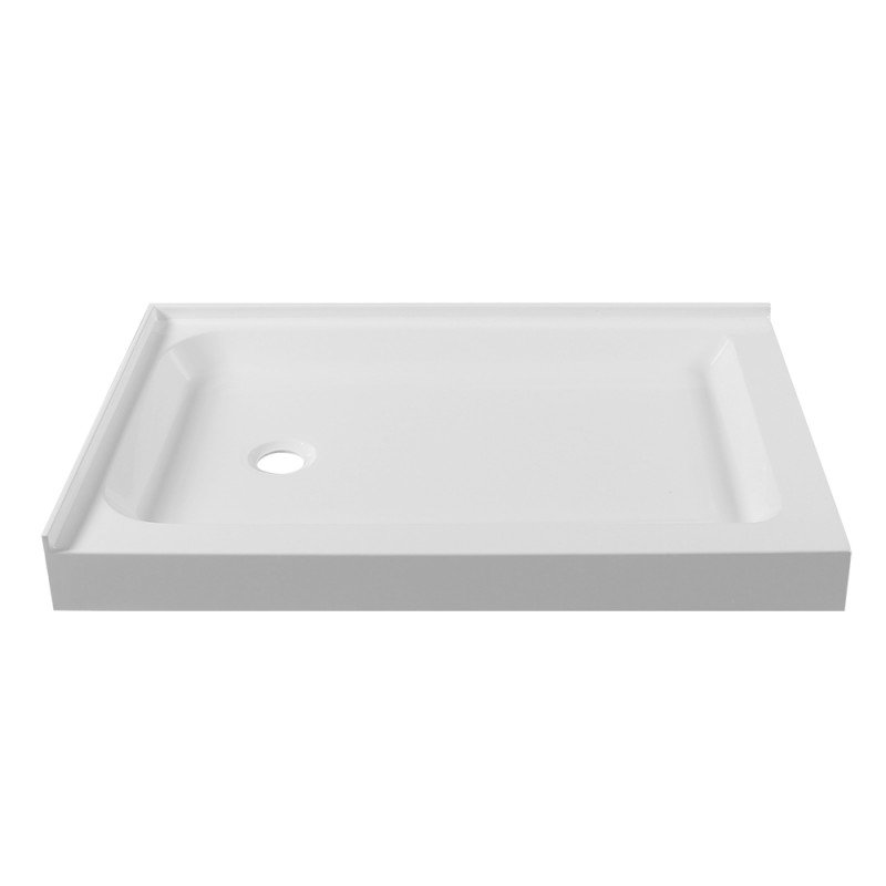 Base de douche à seuil simple l 48 po x P 32 po, Gauche
