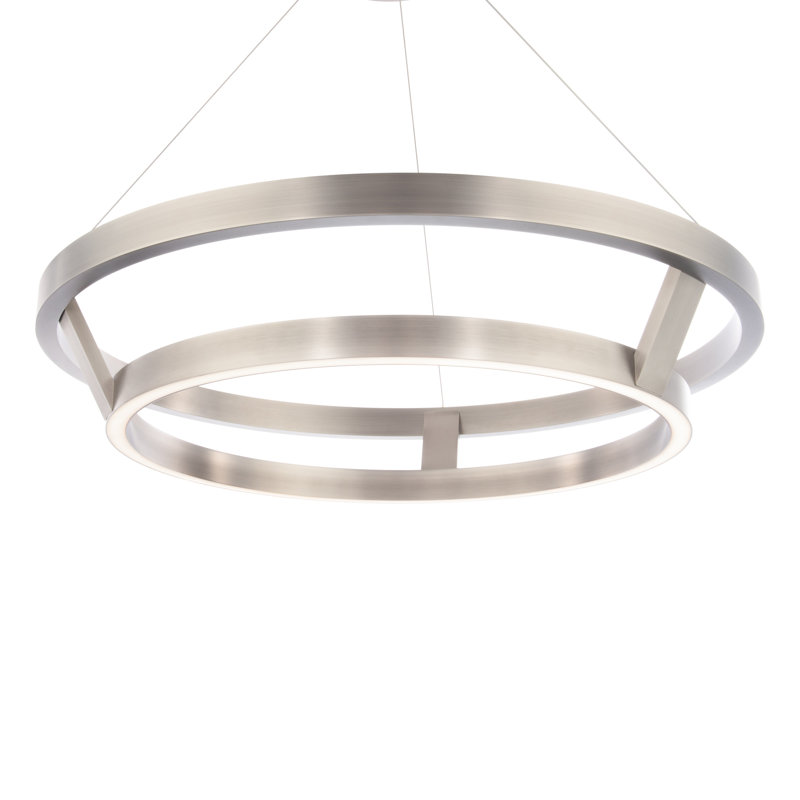 Imperial 1 - Light LED Pendant, Brushed Nickel