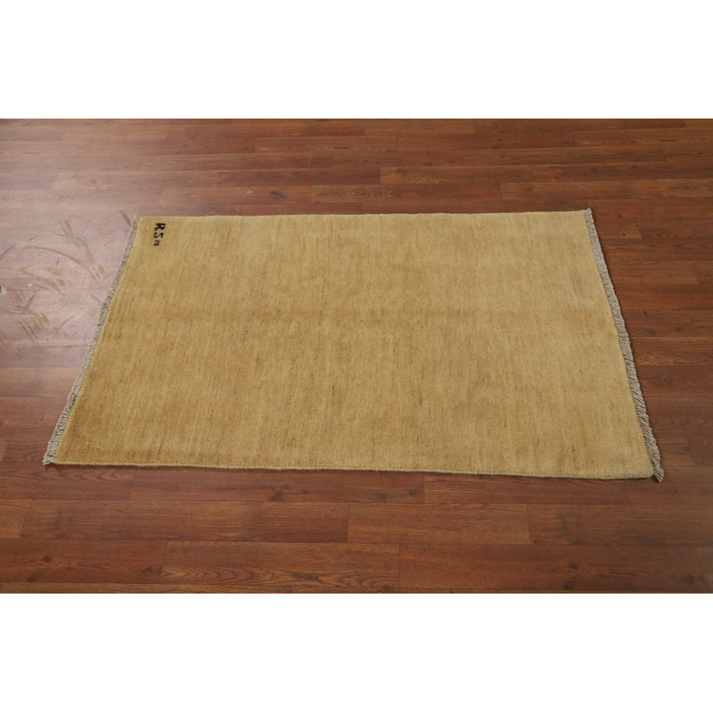 Tapis de vestibule oriental contemporain Gabbeh 3 x 4
