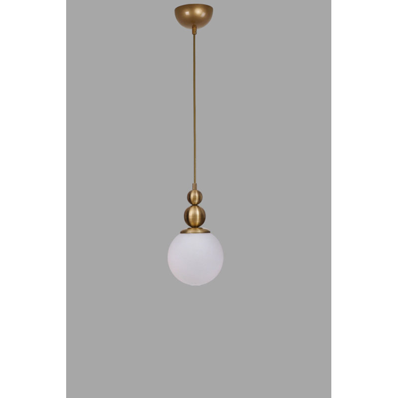 Lustre, Blanc / Doré