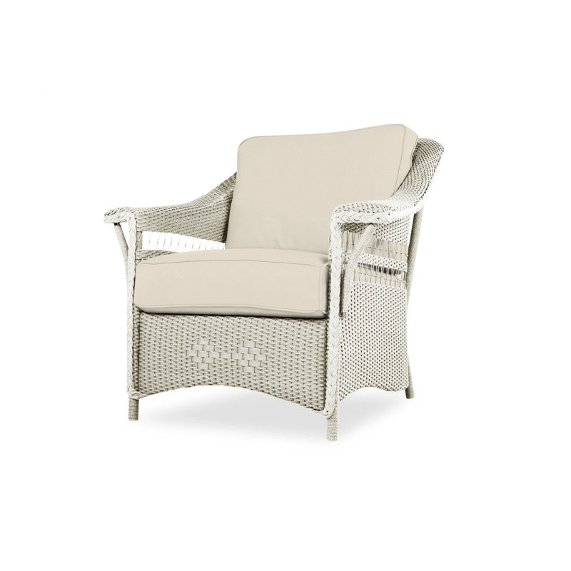 Nantucket Outdoor Lounge Chair, Canvas Natural Sunbrella® Canvas, Linen