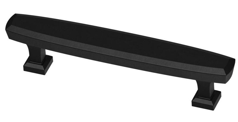 3-3/4" Beveled Pull Flat Black, 3-3/4"