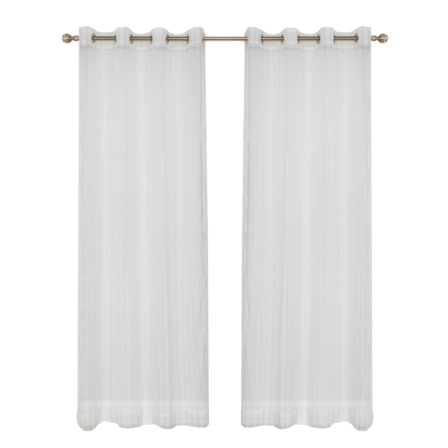 Latitude Run® Polyester Sheer Curtain Pair | Wayfair