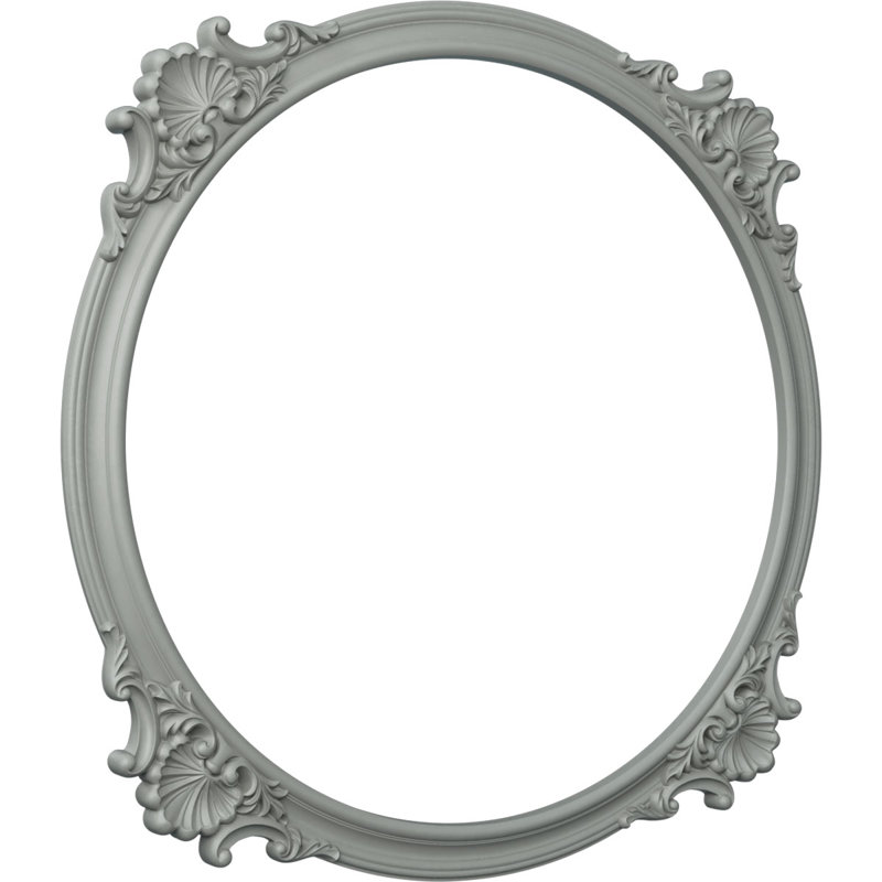 Ensemble d'anneaux de plafond coquille, H 50 po x l 50 po, Paquet de 4 (forme un cercle complet)