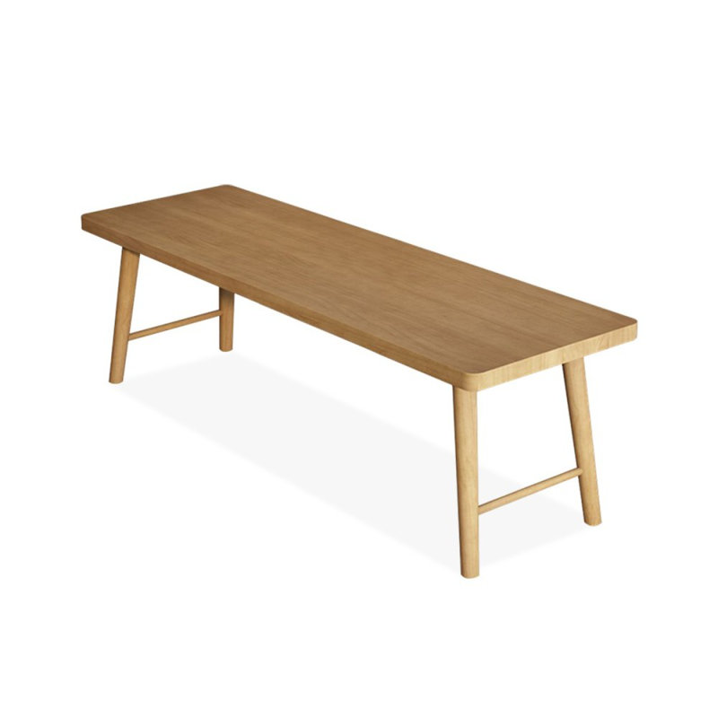 Bureaux rectangulaires en bois massif Burlywood, H 29,53 po x l 78,74 po x P 23,62 po
