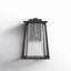 Izzie Black Outdoor Wall Lantern-1733570996