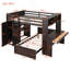 Kaylianne Loft Bed With A Twin Sd-Alone Bedshelves,Desk,And Wardrobe-