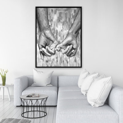 Connected - 36"x48" Framed canvas
