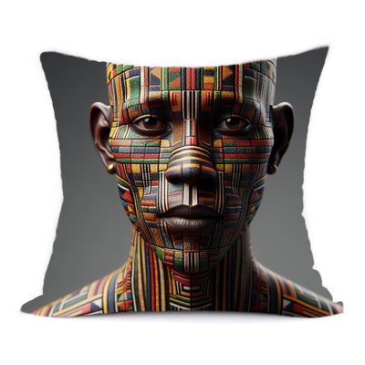 Hiltop Newport Abstract Reversible Throw Pillow