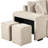 Upholstered Sectional Right Hand Facing-144479355-165039447