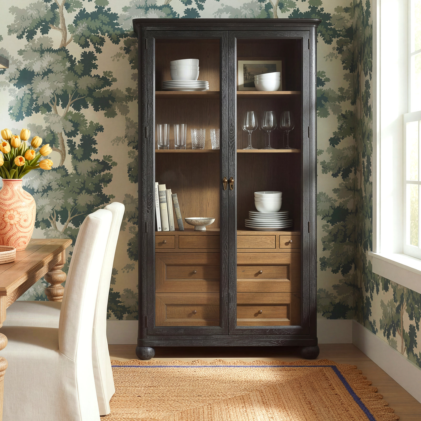 Sussex Cabinet, Smoked Black
