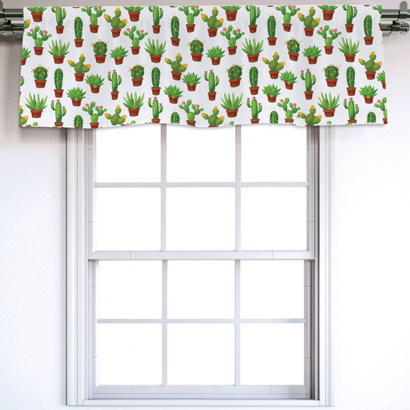 Sateen Ruffled Window Valance