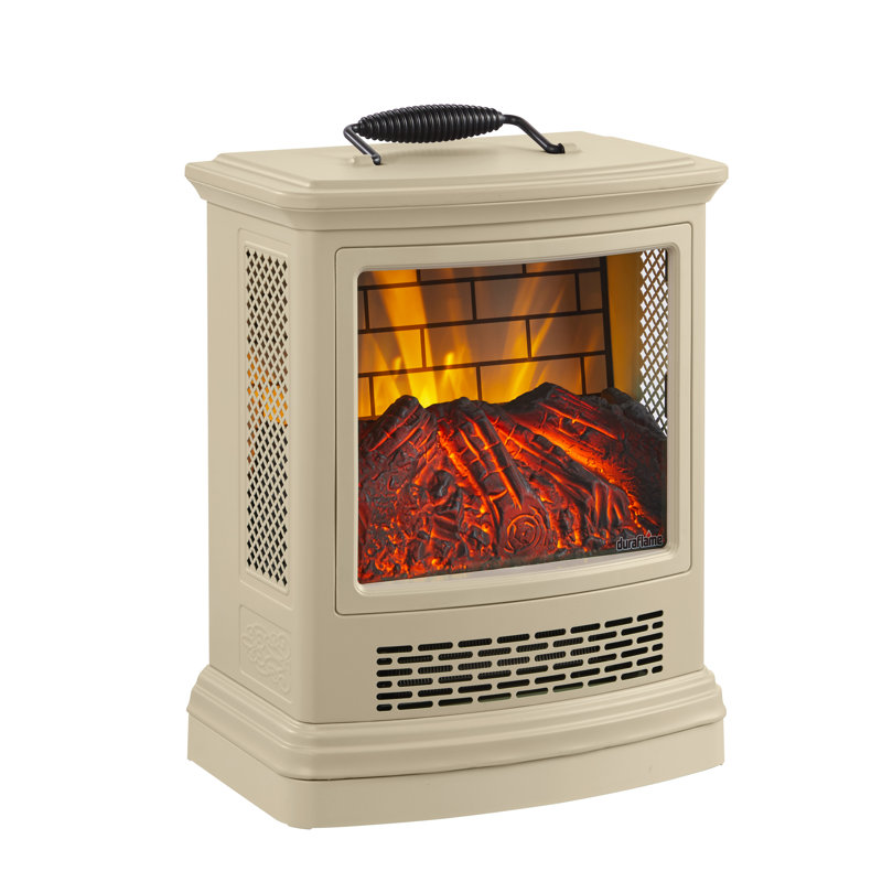 Poêle électrique duraflame® avec effet 3D Flame®, Crème