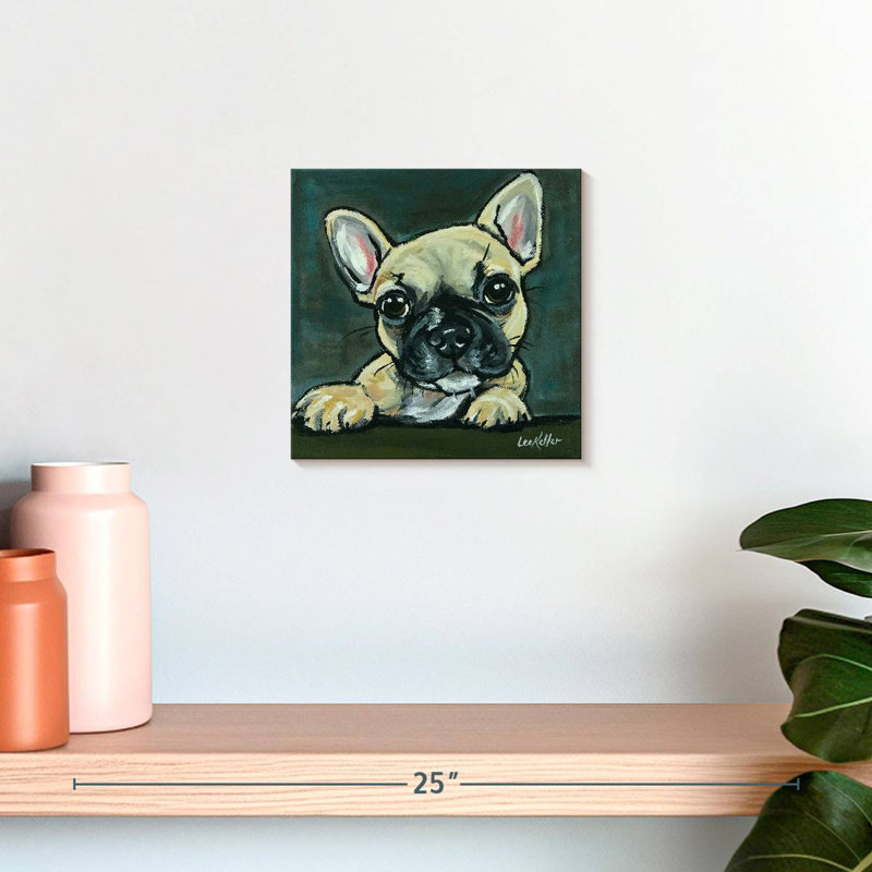 Crowle Frenchie Pup, H 10 po x l 10 po