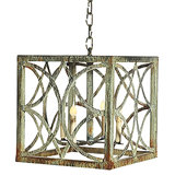 Elegant 4 - Light Lantern Square / Rectangle Chandelier