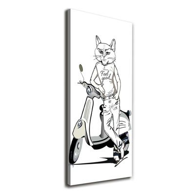 Cat Male - Wrapped Canvas Print