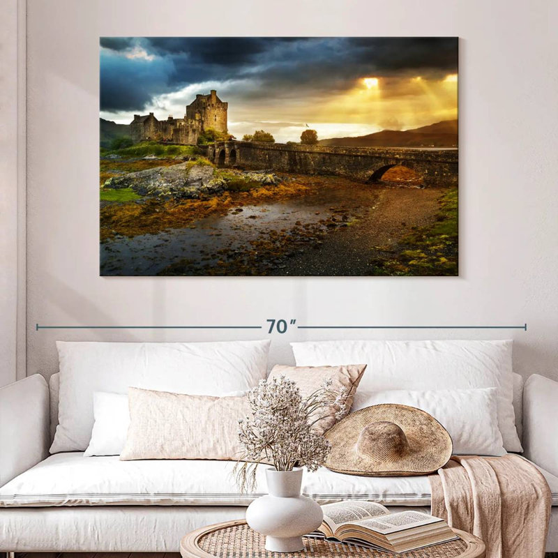 Lilie Eilean Donan Castle, H 34 po x l 51 po