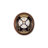QXM383BRH Melodies In Motion Clock, Brown