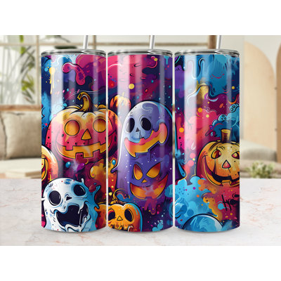 Choose Handmade Tumblers 591 mL Vacuum Insulated Stainless Steel (18/8) Travel Tumbler with Straw