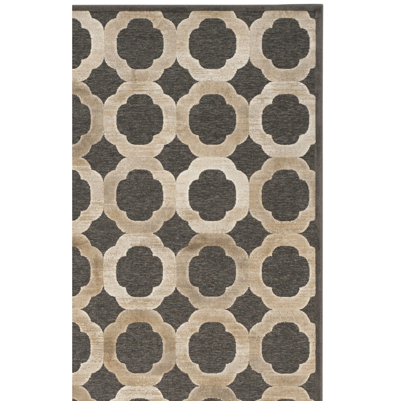Coreatha Martha Stewart Viscose Geometric Rug, Rectangle 5'1" x 7'6"