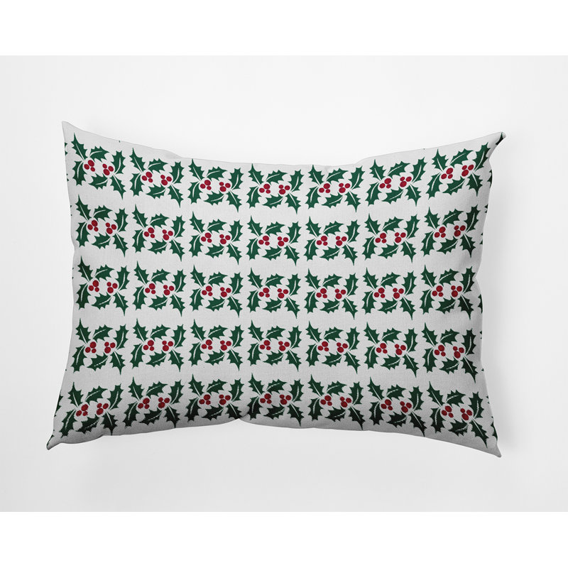 Striped Polyester Throw Pillow, 14" x 20", Rectangular