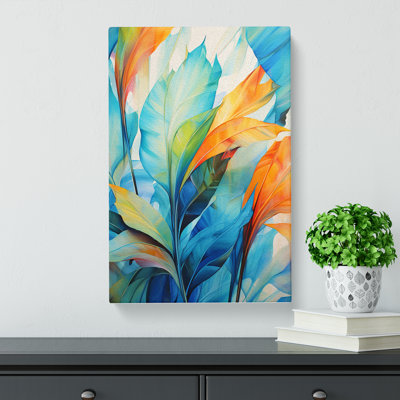 Tropical Leaf - No Frame Art Prints - Wrapped Canvas