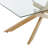 Nykea Glass Top Single Coffee Table-840858757