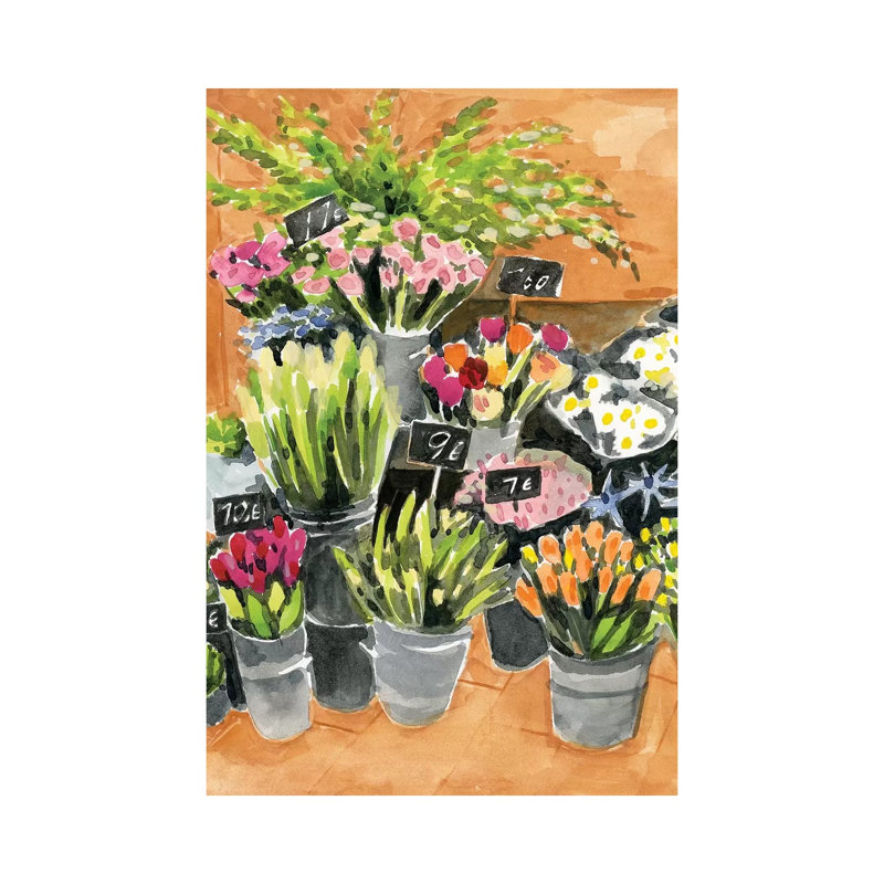 Street Florist I by Annie Warren - Wrapped Canvas Print, 66.04 cm H x 45.72 cm W x 3.175 cm D
