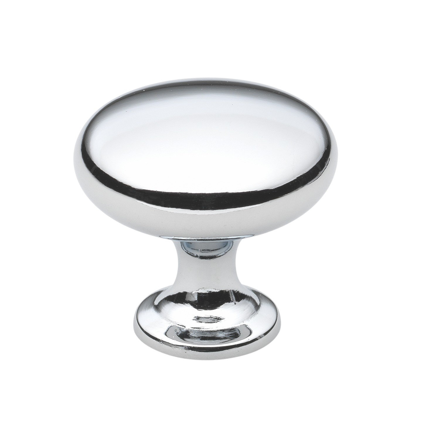 Classic  Mushroom Knob, Polished Chrome