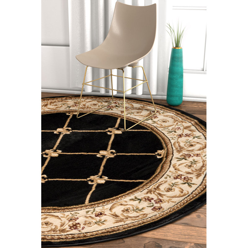 Pickett Oriental Indoor Rug, Round 5'3"