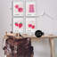 «Groovy Pink Gallery», ensemble de 4 impressions sur toile encadrées, design par LSR Design Studio-114316394-114316403