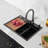 Stainless Steel Sink With Knife Holder