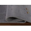Tapis argenté gris Gabbeh 9 x 12