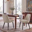 Chaise d'appoint rembourrée en bois massif Bremment-750019598