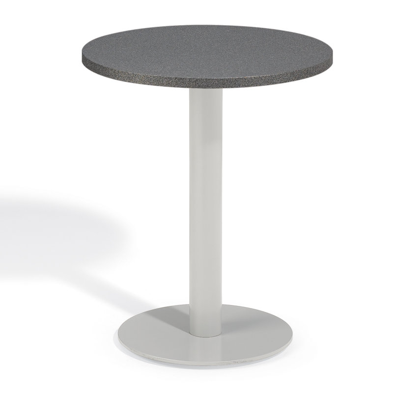 Travira Outdoor Round Bistro Table, 24" W x 24" L, Tekwood Vintage
