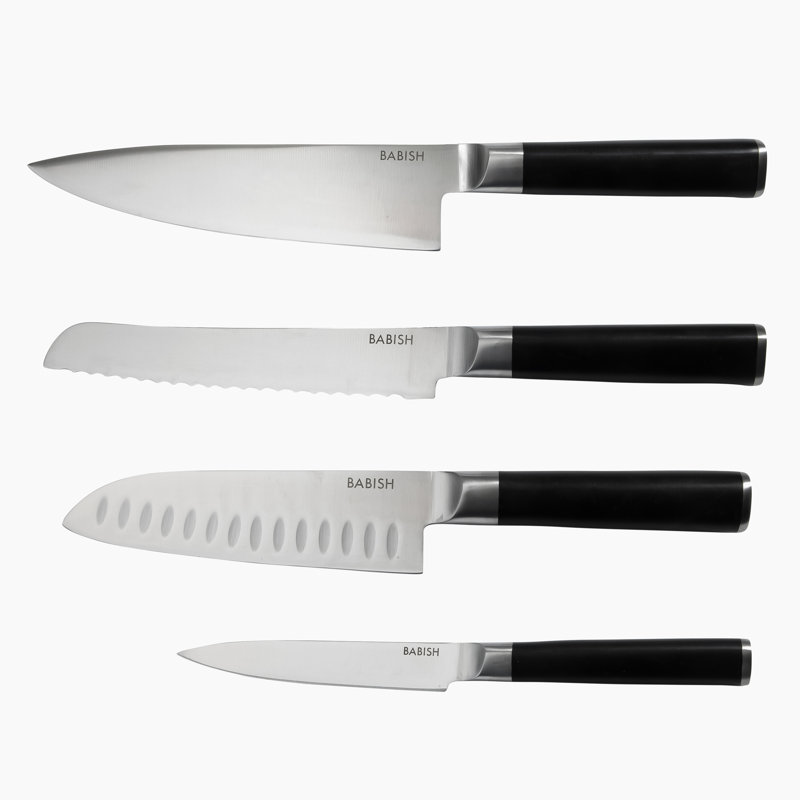 Babish 5 Piece High Carbon Stainless Steel Knife Block Set