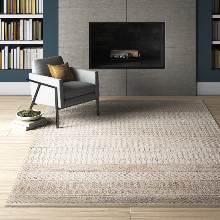 Custom Cut to Size Indoor Area Rug, Modern Edge Neutral Color Soft Taupe to  Gray Carpet Runner Rugs, Subtle Pattern, 3/8 Thick