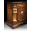 88" Wide 1 Drawer Walnut Wood Sideboard-25656395