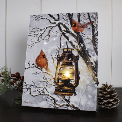 Toile Cozy Cardinals