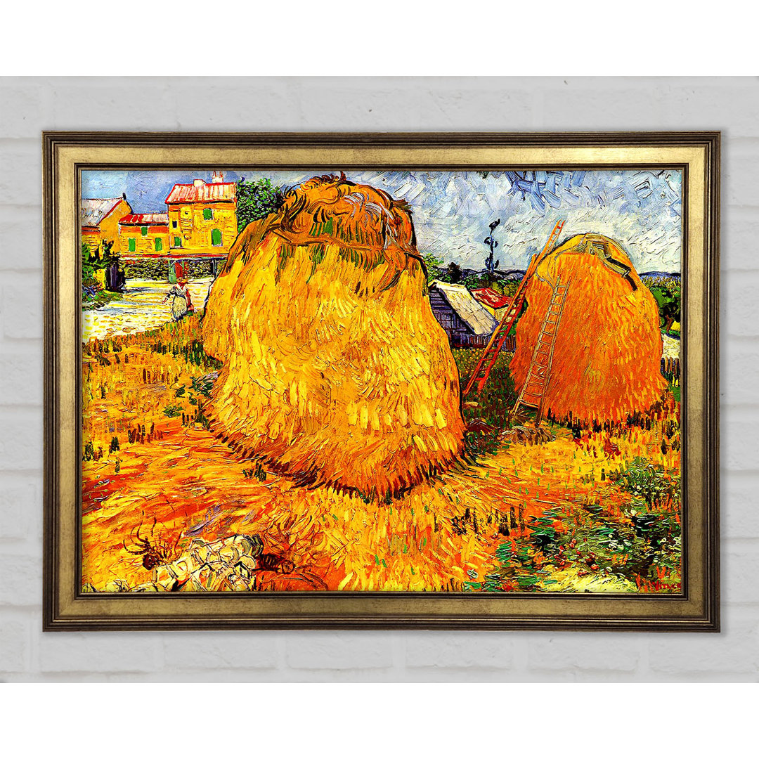 Van Gogh Heuhaufen in der Provence - Druck