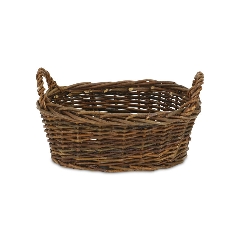Panier en bois willow, Marron foncé
