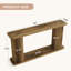 Console 63 po avec tablettes