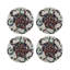 Ouroboros Round Beaded Placemat Smooth