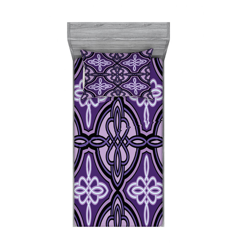 Microfiber Sheet Set, Twin Sheet Set with Fitted Sheet