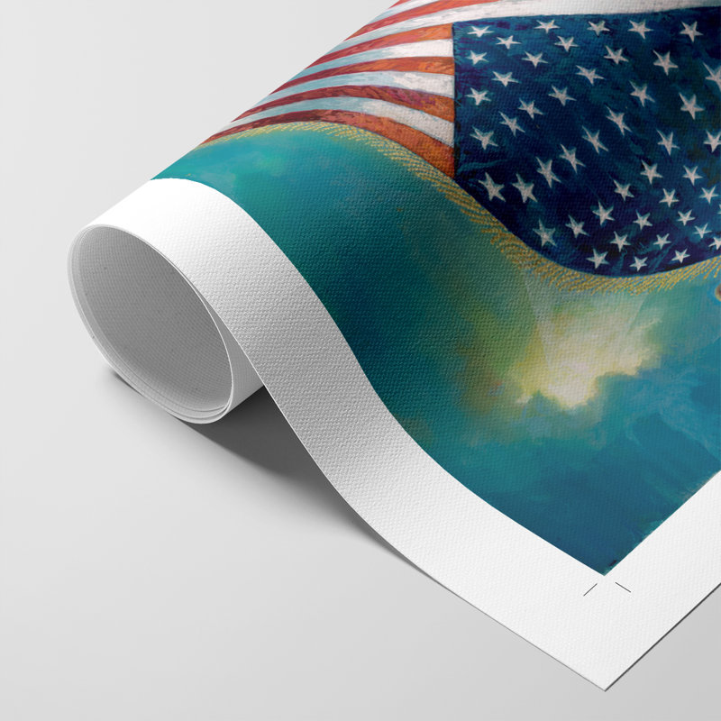 Pledge of - Impression sur toile seulement - NON-CADRE, H 18 po x l 12 po