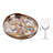NOVICA Handmade Floral Heaven Reverse Painted Glass Tray