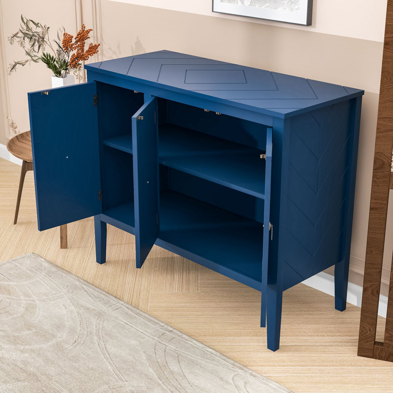 Buffet pour le salon, Marine, MDF