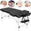 Table de massage portable avec pieds en alliage d'aluminium